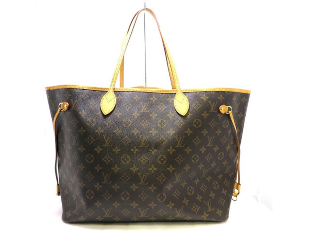 Louis Vuitton Neverfull Monogram Bag Tote Brown